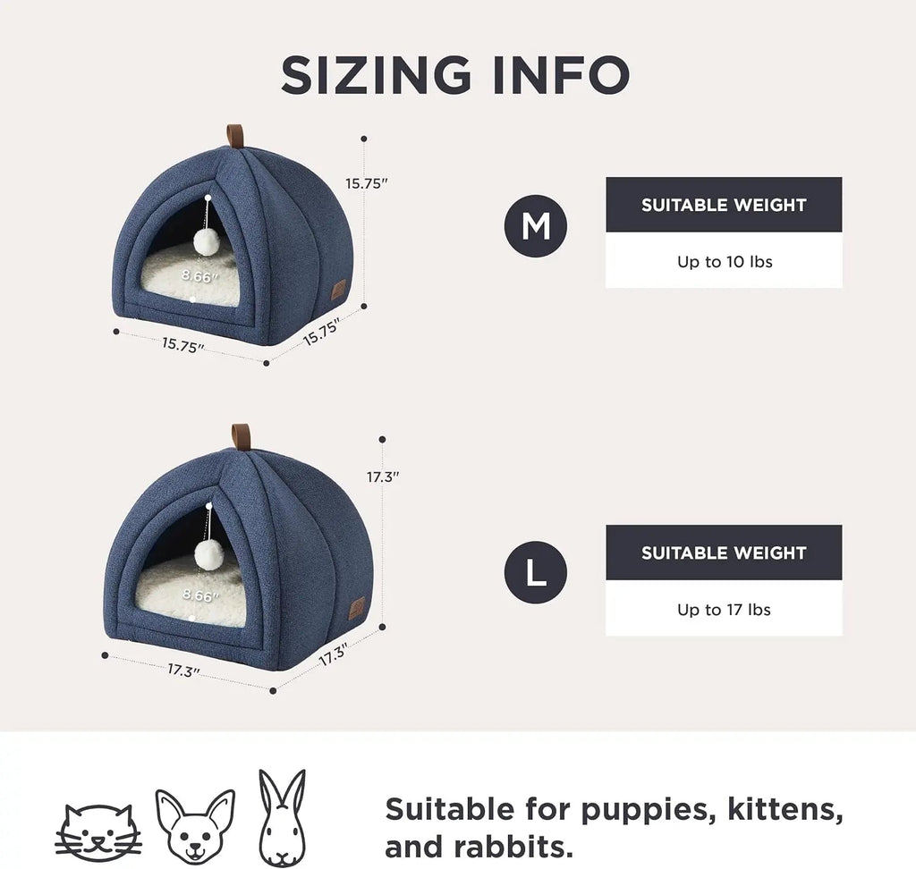Cozy Cat Cave Bed